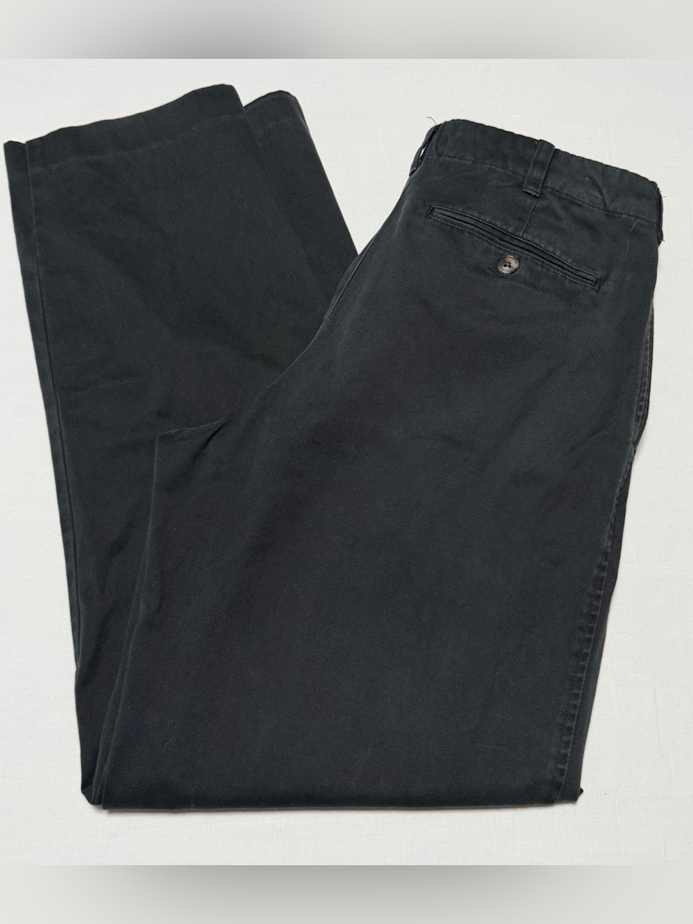 Vintage 80s Banana Republic Safari & Travel Clothing Co. Black Chino Pants